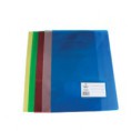 Pasta Plástico Liso c/ Bolsa e Visor A4
